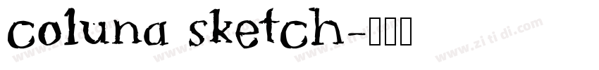 coluna sketch字体转换